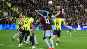 Fenerbahçe, Şampiyonlar Ligi'nde Aston Villa'ya 6-0 Mağlup Oldu